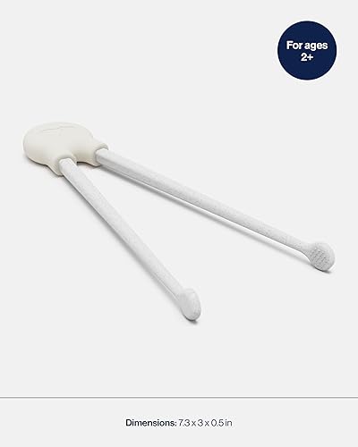 Vista 12 de Lalo Palillos de la Patrulla Canina para niños - Juego de 2 palillos de entrenamiento hechos de silicona y paja de trigo ecológica PP - Edades de 2