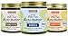 Pili Nut Keto Butter: Vanilla, Dark Cacao & Carrot Cake (4 oz each), 3 Flavor Variety Pack