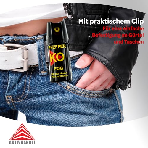 2X Pfefferspray KO-Fog je 40ml Tierabwehrspray Verteidigungsspray