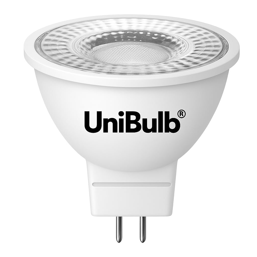 Unibulb GU5.3 MR16 3.4W Energy Efficient LED Spotlight Downlight Ceiling Light Bulb, 345 Lumens, 4000K Cool White