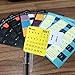 Chris.W 4 Sets 2023-2024 Monthly Calendar Sticker Peel and Stick Index Divider Tabs Sticky Month Lables Page Marker Notes, Self Adhesive, 16-Month Tabs for Journal Notebook Bulleting, Assorted Colors