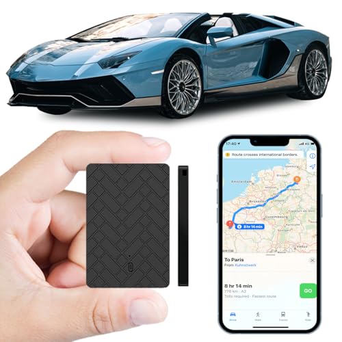 GPS Tracker for Vehicles - No Subscription GPS Tracking Device - Real-time Tracking, Worldwide Coverage, Portable GPS Tracking Device for Cars, Children, Dogs and belongings.