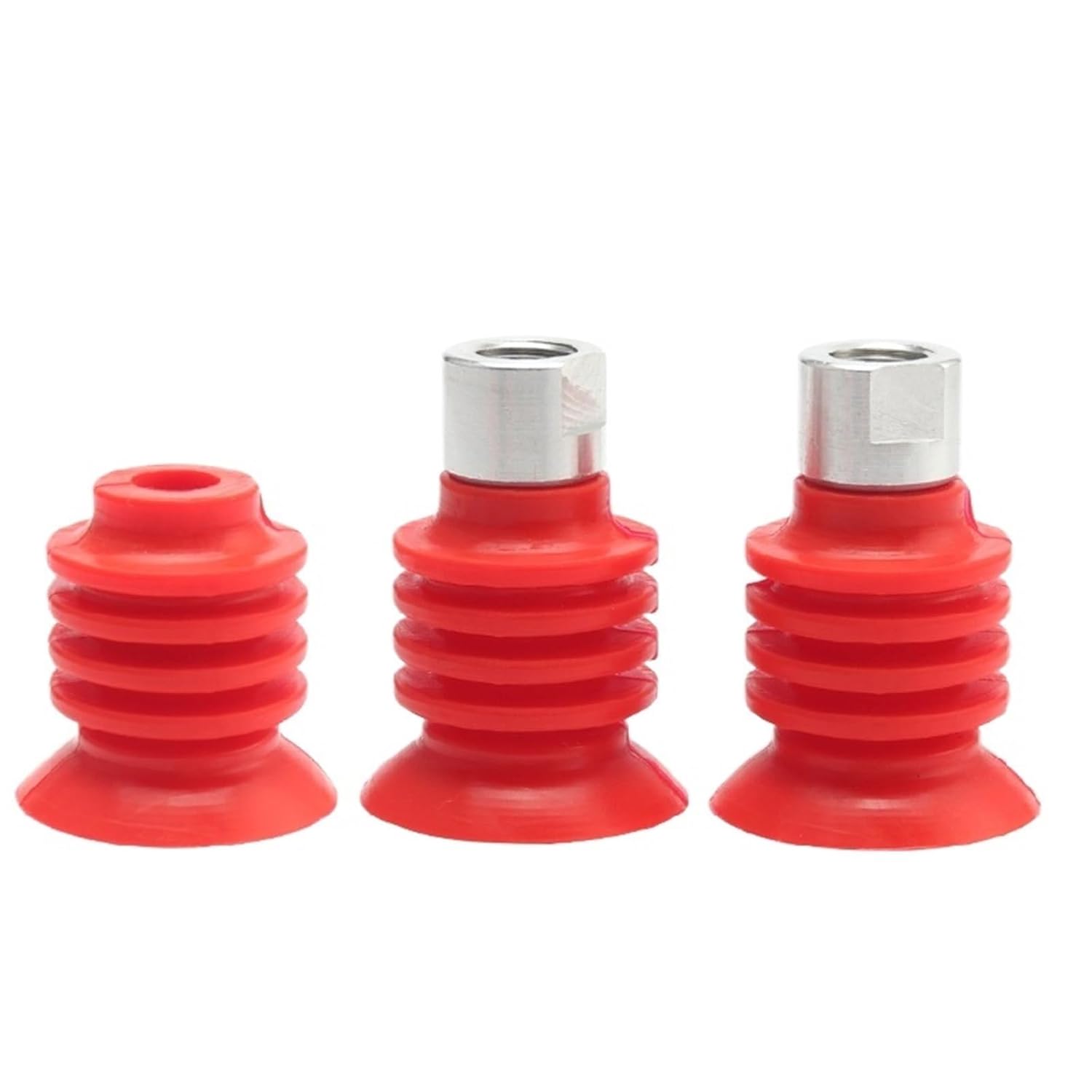 1pc Manipulator 4.5 Layers Suction Cups BL40 Vacuum Chuck Sucker Fitting Bracket Pneumatic Silicone Packing Bag Pad Variations Red(BL40 QLF-30)