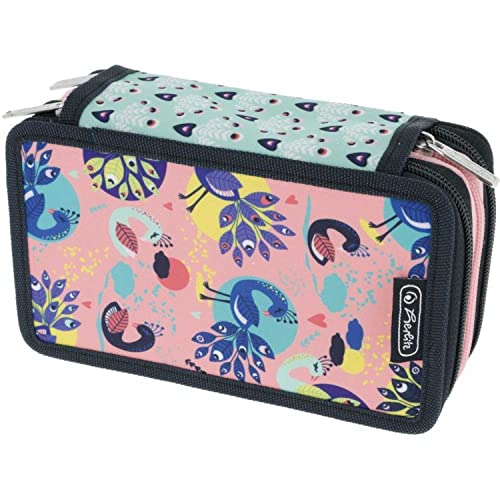 Preisvergleich Produktbild Herlitz Triple-Decker Federmäppchen 31 tlg. Fancy Peacock