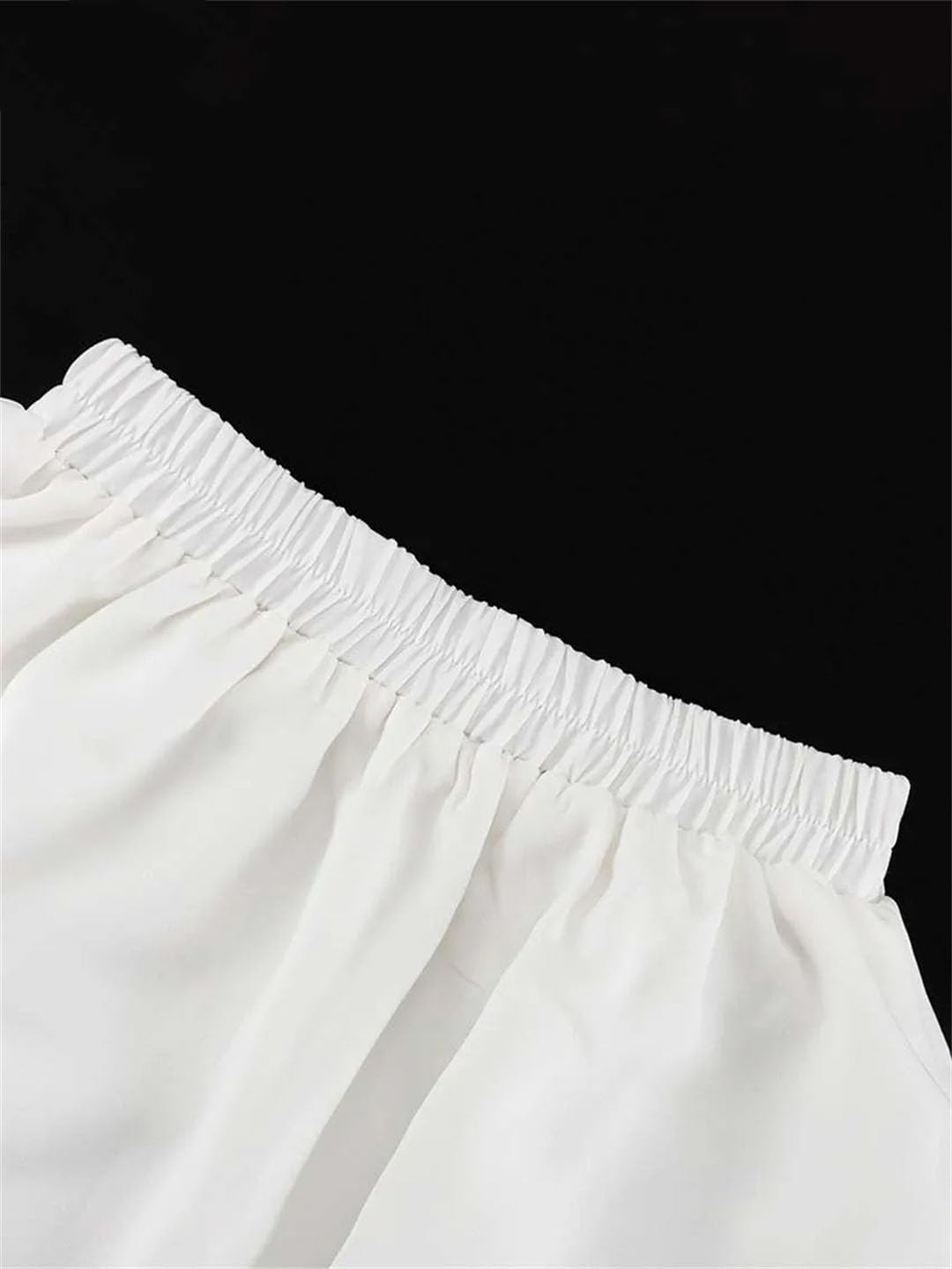 Women 2 Piece Outfit Lapel Three Quarter Sleeve Pockets Shirts and Pleated Mini Skirts Sets