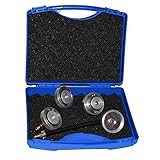 MANOTEC Adaptersatz ADK 4 Kompatibel/Ersatz für Opel Bremsenentlüftungsgerät Bremsenentlüftungsadapter Bremsenentlüfter Adapter Set Made in Germany