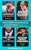 magna1 32 100 f 220 1x230v pn6 10  Modern Romance December 2025 Books 1-4: Greek Boss to Hate (Greek Rivals) / Forbidden Princess\'s Billionaire Bodyguard / His Heir of Revenge / Sicilian Devil\'s Prisoner (English Edition)