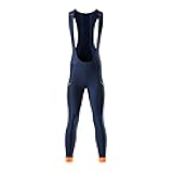 Gravel Men Thermal Bib Tights Winter Cycling Bib Pants with Side Pockets