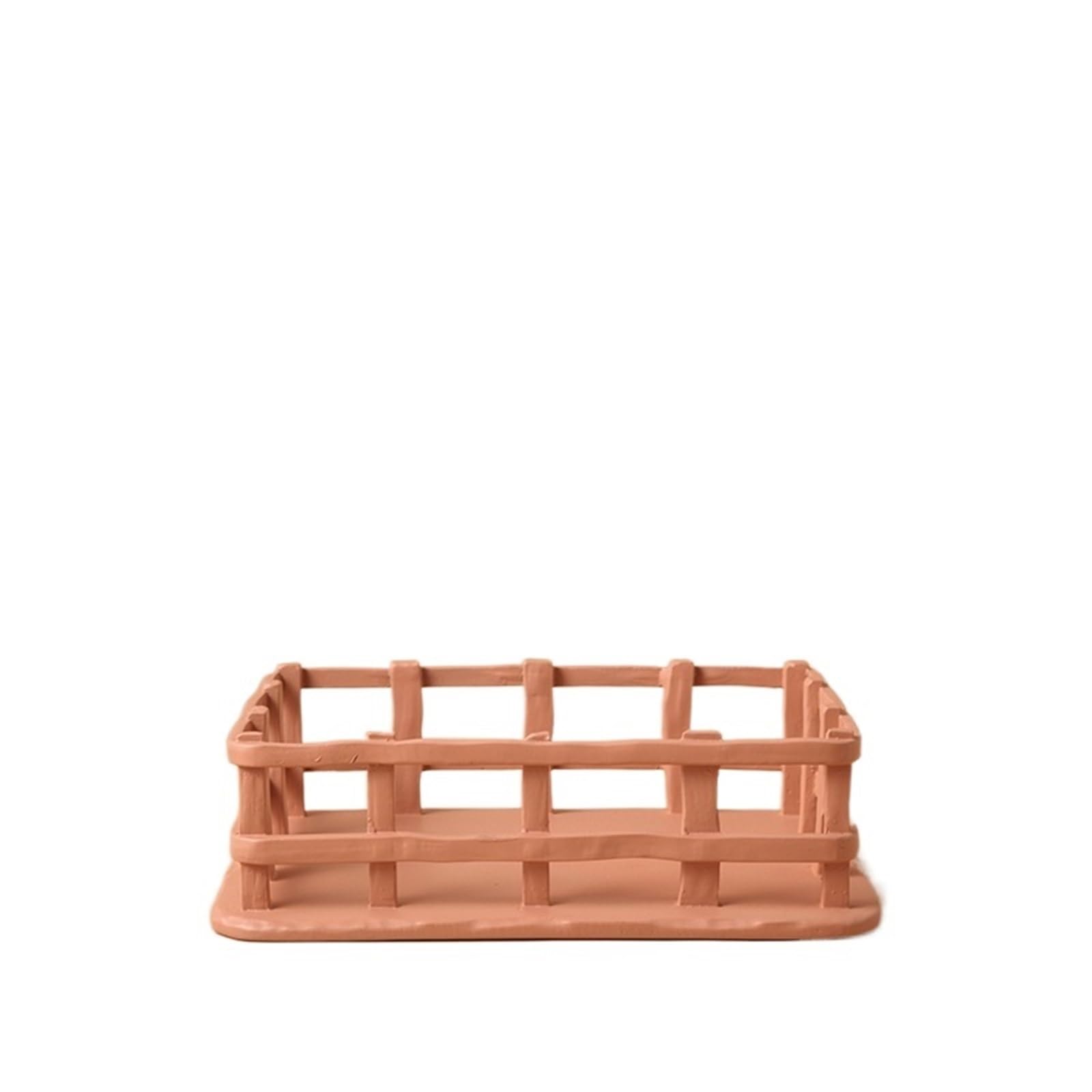 Zestaw tac śniadaniowych – wydrążony kosz na owoce i biżuteria nizer, talerz do pieczenia ciast, deserów, sushi – wszechstronne tacki 7 x 22,5 x 16,5 cm