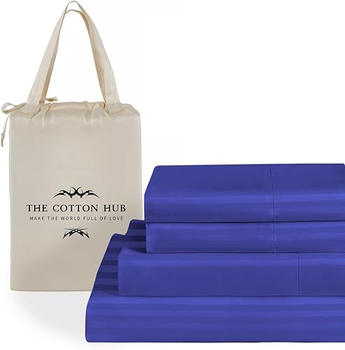 The Cotton Hub Juego de sábanas de 5 piezas de tamaño King dividido, con olor agradable, 1000 hilos, lavables a máquina, bolsillo profundo para