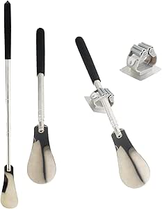 Calzascarpe Telescopico In Acciaio Inox - Lungo 65cm | Per Stivali E Scarpe | Ideale Per Anziani - Foto 8