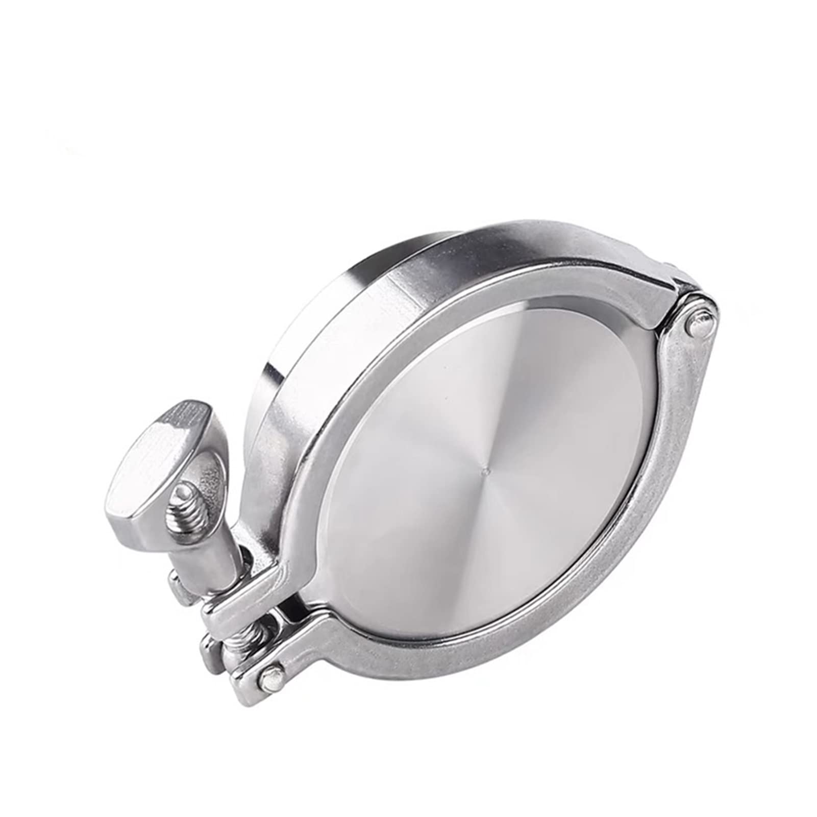 Union 19mm-168mm Pipe O/D Weld Ferrule + End Cap + Tri Clamp + Silicon Gasket 304 Stainless Steel for (Size : 114mm x Ferrule 130)