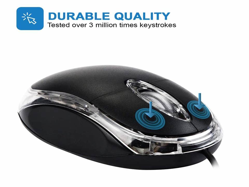 Image of Anjo 2 in 1 Combo of Wired Keyboard & Wired LED Mouse