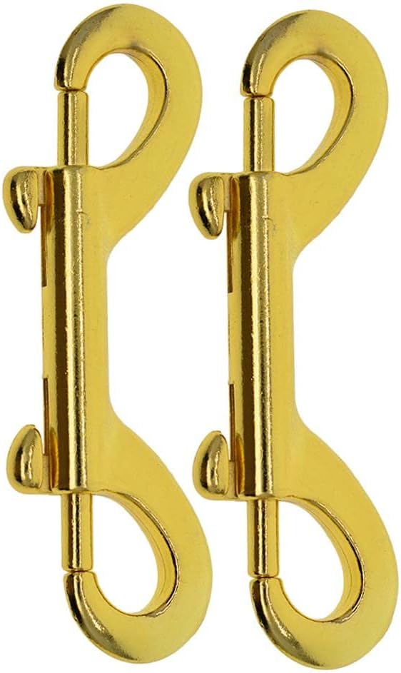 BNF 2/4/6/10pc Double End Gate Snap Hook Key Holder Alloy Clip Keychain 2Pieces Crafts | Leathercrafts | Leathercraft Accessories | Other Leathercraft Accessories