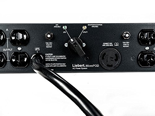 image for Vertiv Liebert MicroPod External Maintenance Bypass Switch 8 L5-15/20R