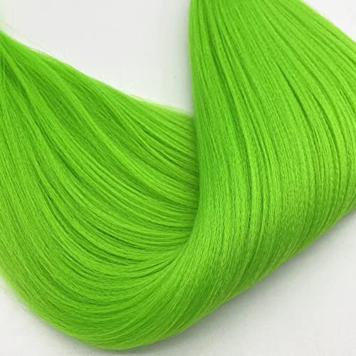 Green Pre Stretched Braiding Hair Box Braid Kanekalon Braiding Hair Extensions 26Inch Pack Of 3 #TOP4