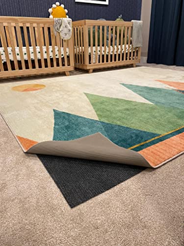 Teebaud 4' X 6' Reversible, Nonskid, Nonslip, Gripper Rug Underlay, Just Under 1/4" Thick, Safe For All Hard Floors And Carpet #TOP2