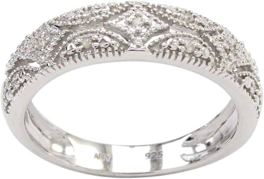 Wedding Band Rings for Women Round Cut Moissanite, Lab Grown or Natural Diamond Stackable Ring in 14K Gold Plated 925 Sterling Silver Jewelry Gift for Her