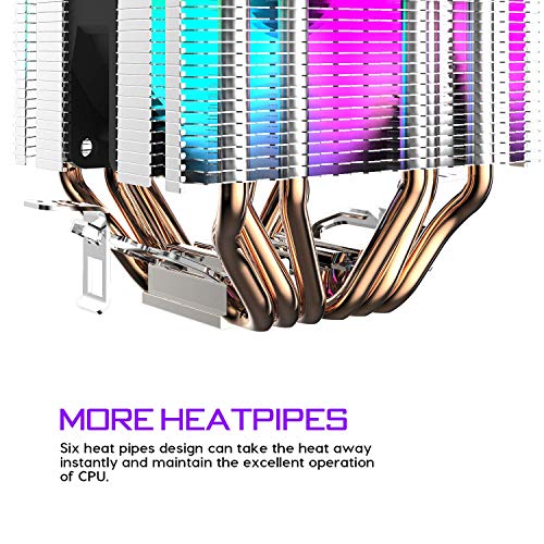 Dissipateur thermique de tour de refroidissement de caloduc 6 Intel 1156 - 4
