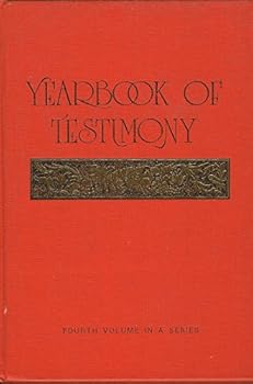 Hardcover 1978 Yearbook of Testimony: Fourth Volume in a Series Book