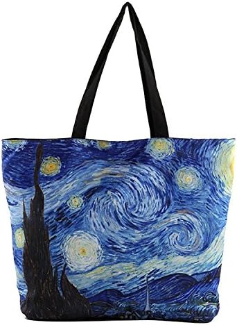 Vintga Leather Top Handle Satchel Handbag Tote Tassel Shoulder Bag Purse Crossbody Bag for Women (Starry night)