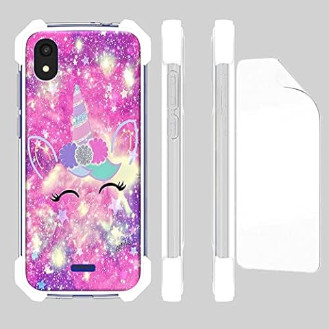 jioeuinly Moxee M2160 Phone Case Cover + Film Soft TPU Screen Protector Cover