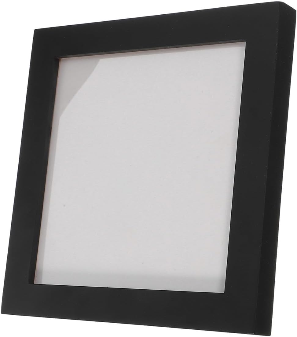 Cabilock Cd Display Frame 6.14 X 6.14 X 0.78 in Desktop Cd Frame for Cds Dvds Photos Artwork Tabletop Decor for Living Room Bedroom Office