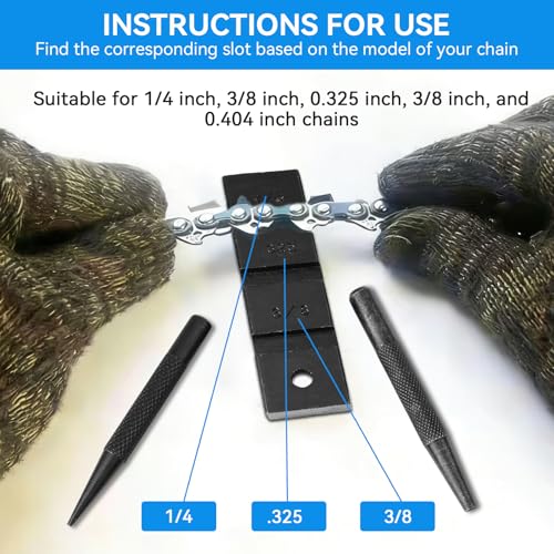 Menuisier de chaîne de tronçonneuse portable pour entretien des outils
