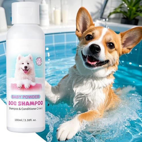 Shampoo e condicionador de animais de estimação para cães, shampoos e condicionadores de cães, 100ml