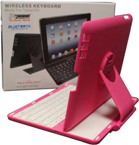 Bluetooth Wireless Keyboard & Protective Case for iPad 2 3 4 ICBM-iCASE White