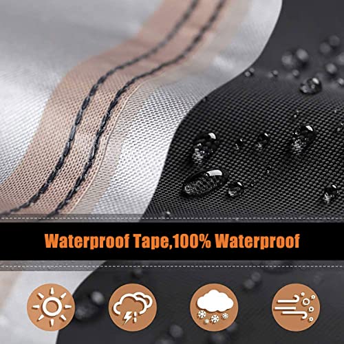 Enzeno Patio Egg Chair Cover With Waterproof Zipper （75X45Inch）, Outdoor Furniture Hanging Swing Egg Chair Cover Waterproof Anti-Dust With 210D Oxford Fabric, Fits Most Single Swing Egg Chair #TOP3