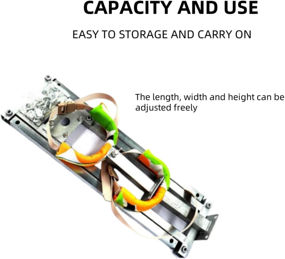 Dog Breeding Stand(Multi-Specification) Adjustable Height and Length,Stainless Steel Dog Breeding Stand,Disabled Dog Stand up (SLIVER,S)