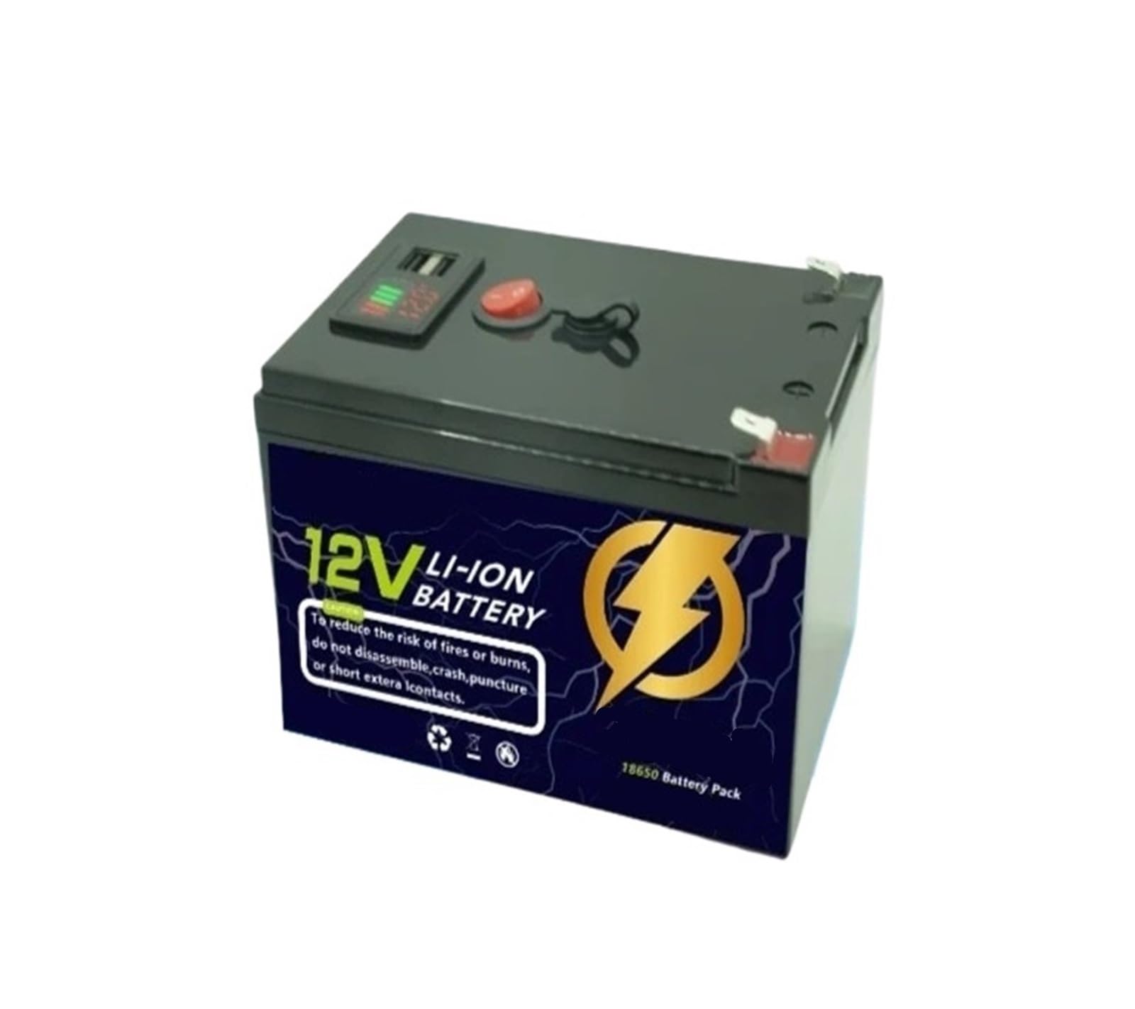 Batería LiFePO4 12V con 4000 ciclos recargables y cargador de 200Ah para sistemas eólicos
