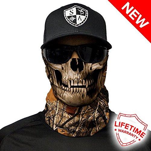Salt Armour Face Shield | Forest Camo Skull