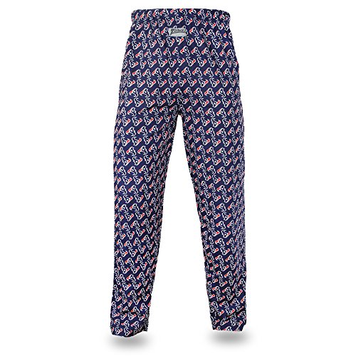 Officially Licensed Zubaz Men's NFL Comfy Pants, Houston Texans, Size Large