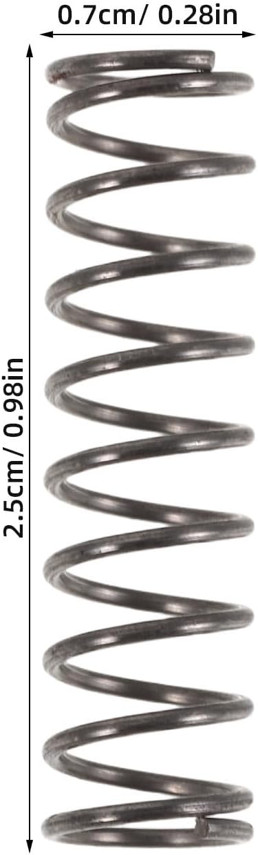 Levemolo 10pcs Sprayer Trigger Return Spring 7mm Od Stainless Steel Coil