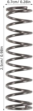 Levemolo 10pcs Sprayer Trigger Return Spring 7mm Od Stainless Steel Coil