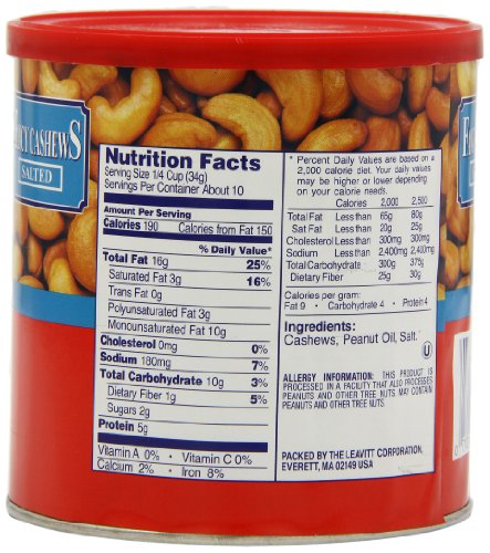 River Queen Fancy Cashews, 12.5 Ounce #TOP6