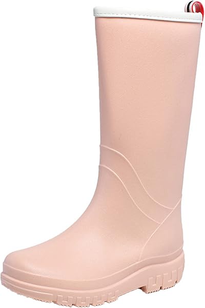 SDEQA Wellington Boots for Womens Waterproof Tall Tube Rain Boots Lightweight Non-Slip for Hiking Trekking Outdoors Walking