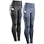 9033 Yoga Pant 2 Pack: Black,navy Blue
