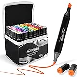 【Rotuladores Doble Cabeza】 Pincel y puntas suaves y finas para colorear y dibujar líneas fáciles, resistentes y fáciles de colorear.