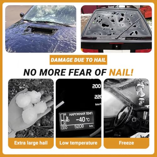 Housse voiture anti-grêle résistante intempéries et pluie - 6