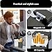 roygra Cigarette Case with Lighter (2 Pack), King Size 100s Magnetic Switch 20 Capacity Holder Case for Men Women, Cigarettes Smoking Accessories, Rechargeable Flameless Windproof Electric Lighters