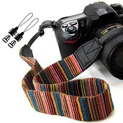 Wanby Camera Strap Canvas Multicolor Neck Shoulder Camera Strap With Quick Release Buckles For Dslr Slr #TOP2