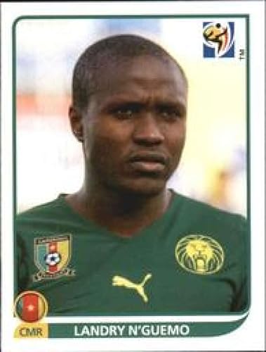 Pegatinas de la Copa Mundial de la FIFA de Panini 2010 #404 Landry N'Guemo Camerún - Adhesivo oficial de álbum de fútbol (2 pulgadas x 1.5 pulgadas)