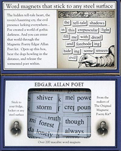 Magnetic Poetry Kit - Edgar Allan Poet /12