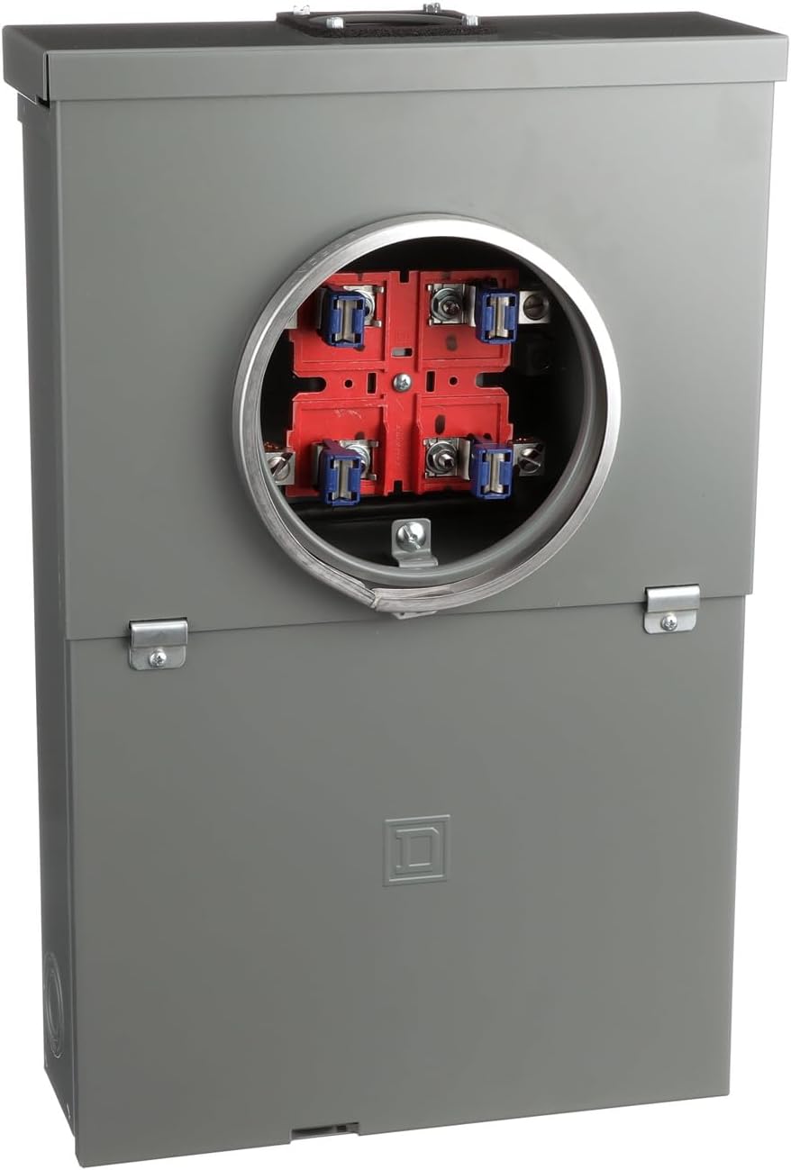 Square D - SO1020VP Homeline 100-Amp 10-Space 20-Circuit Outdoor Main Breaker Overhead CSED Value Pack