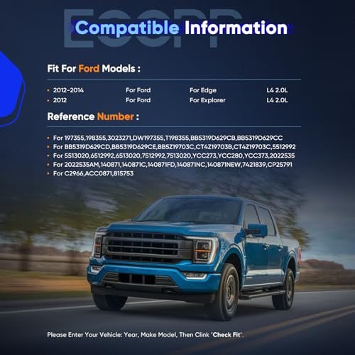 Image of ECCPP AC Compressor Fit for Ford Edge Explorer 2.0L 2012 2013 2014
