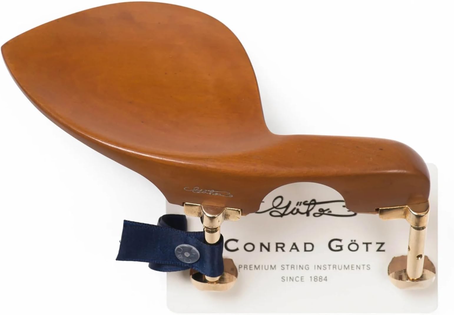 Conrad Gotz ZK1597G Chinrest Guarneri for Violin, Boxwood