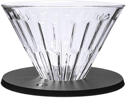 Amazon Timemore タイムモア コーヒー ドリッパー V60 ガラス クリア コーヒードリッパー スタンド付き 厚手 耐熱 コーヒー用品 ペーパーフィルター付き 納期３ ５日間 01番ブラック Timemore コーヒーフィルター 通販
